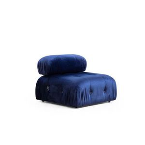 Křeslo / Jednomístná pohovka Bubble O1 - Velvet Blue obraz