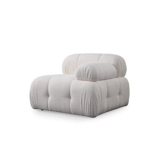 Křeslo / Jednomístná pohovka Petite 1R - White obraz