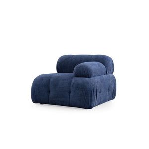 Křeslo / Jednomístná pohovka Petite 1R - Night Blue obraz
