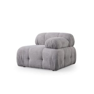 Křeslo / Jednomístná pohovka Petite 1R - Light Grey obraz