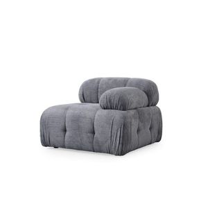 Křeslo / Jednomístná pohovka Petite 1R - Grey obraz