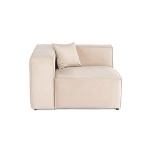 Křeslo / Jednomístná pohovka Lora L1 - Cream obraz