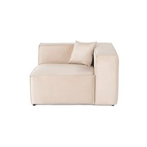 Křeslo / Jednomístná pohovka Lora 1R - Cream obraz