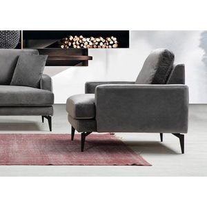 Křeslo ušák Papira Armchair - Anthracite obraz