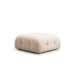 Taburet Bubble Pouffe - Cream Bouclette obraz