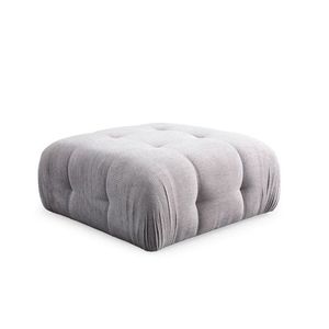 Taburet Amaris Pouffe - Light Grey obraz