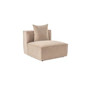 Křeslo / Jednomístná pohovka Sora O1 - Cappuccino v2 obraz
