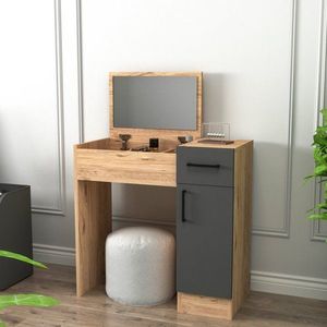 Toaletní stolek Inci - Atlantic Pine, Anthracite obraz