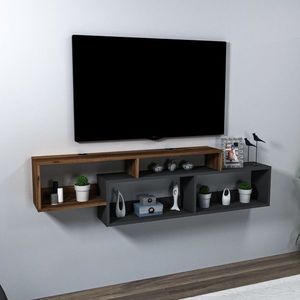 TV stolek Atlantis - Light Walnut, Anthracite obraz