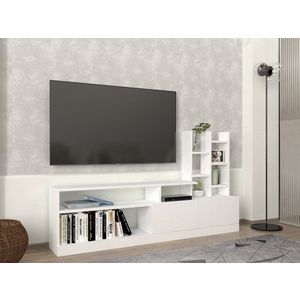 TV stěna / Sestava pod TV Dolunay - White obraz