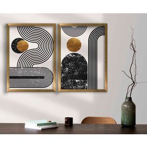 Dekorativní rámovaný obraz z MDF (2 kusy) 2P3853NISCT-015 obraz