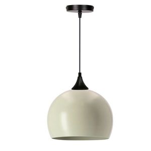 PONTE 1x40W E27 černá závěsná lampa s olivovým stínidlem, moderní stropní svítidlo do kuchyně, jídelny, obývacího pokoje, minimalistický design obraz