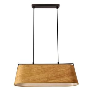 Stropní lampa Milbury černá 2x40W E27 žluté stínidlo obraz