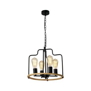 Stropní lampa Datus černá 4x40W E27 obraz