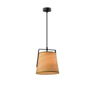 Stropní lampa Milbury černá 1x40W E27 žluté stínidlo obraz