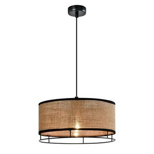 Stropní lampa Ardi černá 1x40W E27 žluté stínidlo obraz