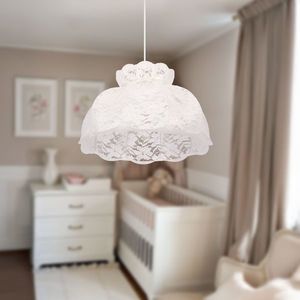 Závěsná lampa ROSSINI bílá 1x40W E27 bílé stínidlo obraz