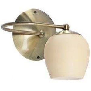 Nástěnná lampa Serano patina 1x60W E27 krémové stínidlo obraz