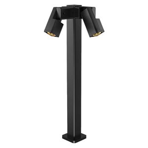 Zahradní lampa Salvia 29x80cm černá 2x35W GU10 IP65 obraz