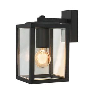 Zahradní lampa Ricinus, spodní nástěnná lampa, 2025, 5 cm, černá, 1x60W E27 IP44 obraz