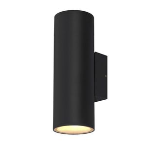 Zahradní lampa Primula, fasádní trubice 14, 5x31cm, černá, 2x60W E27 PAR30 IP65 obraz