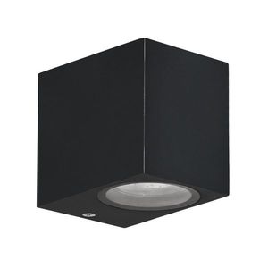 Zahradní fasádní lampa Nerium, krátká kostka, 9, 2x8cm, černá, 1x35W, GU10, IP44 obraz