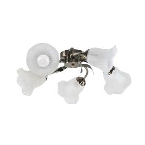 Stropní lampa Antiqa Patina 5X40 E27 Bílé stínidlo obraz
