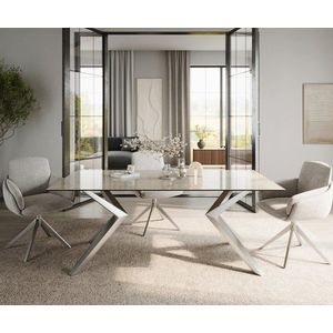 Jídelní stůl Edge 200x100 keramický Laminam® Onice Oro obraz