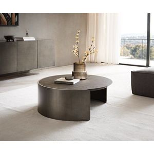 Konferenční stolek Haru 90x35 cm keramický Laminam® Noir Desir obraz