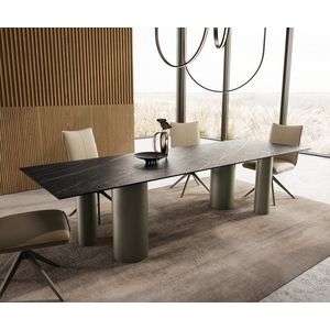 Jídelní stůl Edge 300x100 Keramický Laminam®Noir Desir Brown obraz