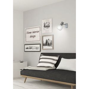 Nástěnná lampa 1X40W E14 chrom TURNO obraz