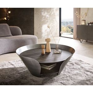 Konferenční stolek Skafi 100x40 cm keramika Laminam® Noir Desir obraz