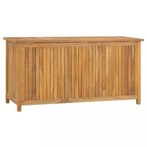 Zahradní box 114 x 50 x 58 cm masivní teakové dřevo obraz