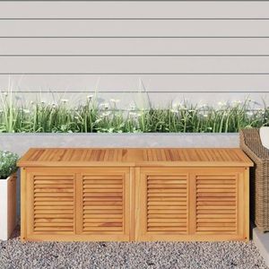 Zahradní úložný box s vložkou 150 x 50 x 53 cm masivní teak obraz