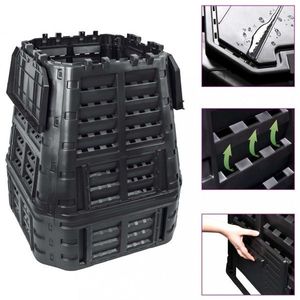 Zahradní termo kompostér 650l plast Dekorhome obraz
