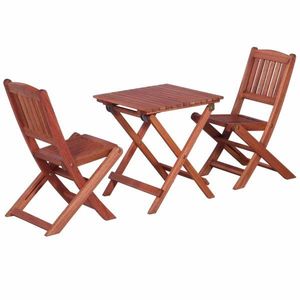 Dětský bistro set eukalyptové dřevo Dekorhome obraz