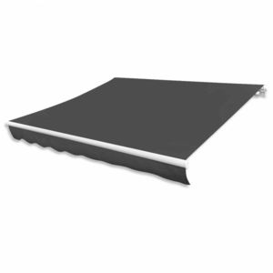 Plachta na markýzu 580x295 cm antracit obraz