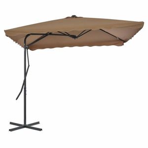 Zahradní slunečník s ocelovou tyčí 250 x 250 cm obraz
