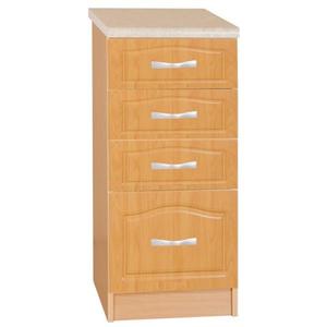 Spodní skříňka šuplíková LORA MDF NEW KLASIK S40SZ4 Tempo Kondela obraz