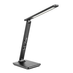 Solight LED stolní lampa 9W s displejem černá - VYSTAVENÝ VZOREK BEZ OBALU VYP316 obraz