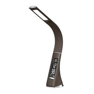 Solight LED stolní lampa 6W s displejem hnědá - VYSTAVENÝ VZOREK BEZ OBALU VYP318 obraz