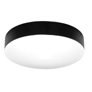 Ecolite Černé stropní LED svítidlo Makaron kulaté 300mm 24W IP44 CCT WML300-CCT/24W/CR obraz