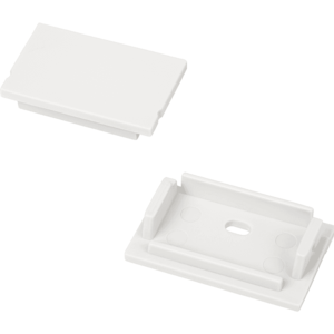 LED Solution Koncovka nástěnného profilu N2 bílá Vyberte variantu: Koncovka s otvorem LP107W-END-HOLE obraz