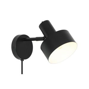 Nordlux Černé nástěnné svítidlo Matis pro žárovku E27 2512201003 obraz