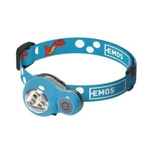 EMOS Dětská LED čelovka dino 12lm, 12m, modrá P3540/MODRA obraz