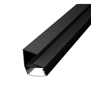 LED Solution Hliníkový profil pro sklo pro LED pásky SK1 černý Vyberte variantu a délku: Profil bez difuzoru 2m LP701B obraz