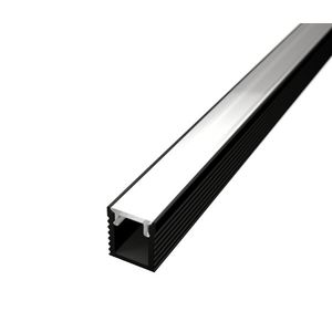 LED Solution Nástěnný profil pro LED pásky SLIM N11 černý Vyberte variantu a délku: Profil bez difuzoru 2m LP601B obraz