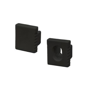LED Solution Koncovka nástěnného profilu SLIM N11 černá Vyberte variantu: Koncovka plná LP601B-END obraz