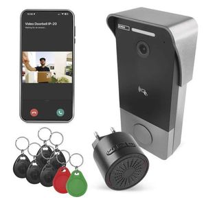 EMOS GoSmart Domovní videozvonek IP-20PoE s dveřním zámkem s WiFi H4033 obraz