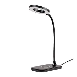 Rabalux Černá LED stolní lampička Hardin 5W s bezdrátovým nabíjením 74013 obraz